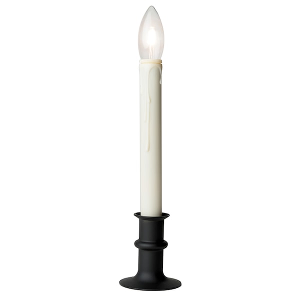 Celestial Lights Celestial Lights Black Onyx no scent Scent LED Battery Operated Taper Window Candle P-1524-OI - main